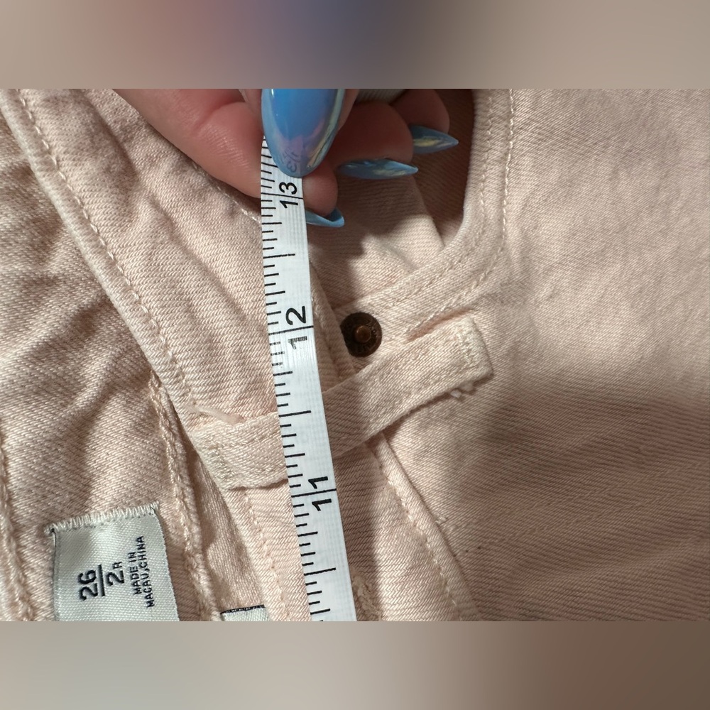 Abercrombie 90’s Relaxed Straight Jean Light Pink - Picture 10 of 12